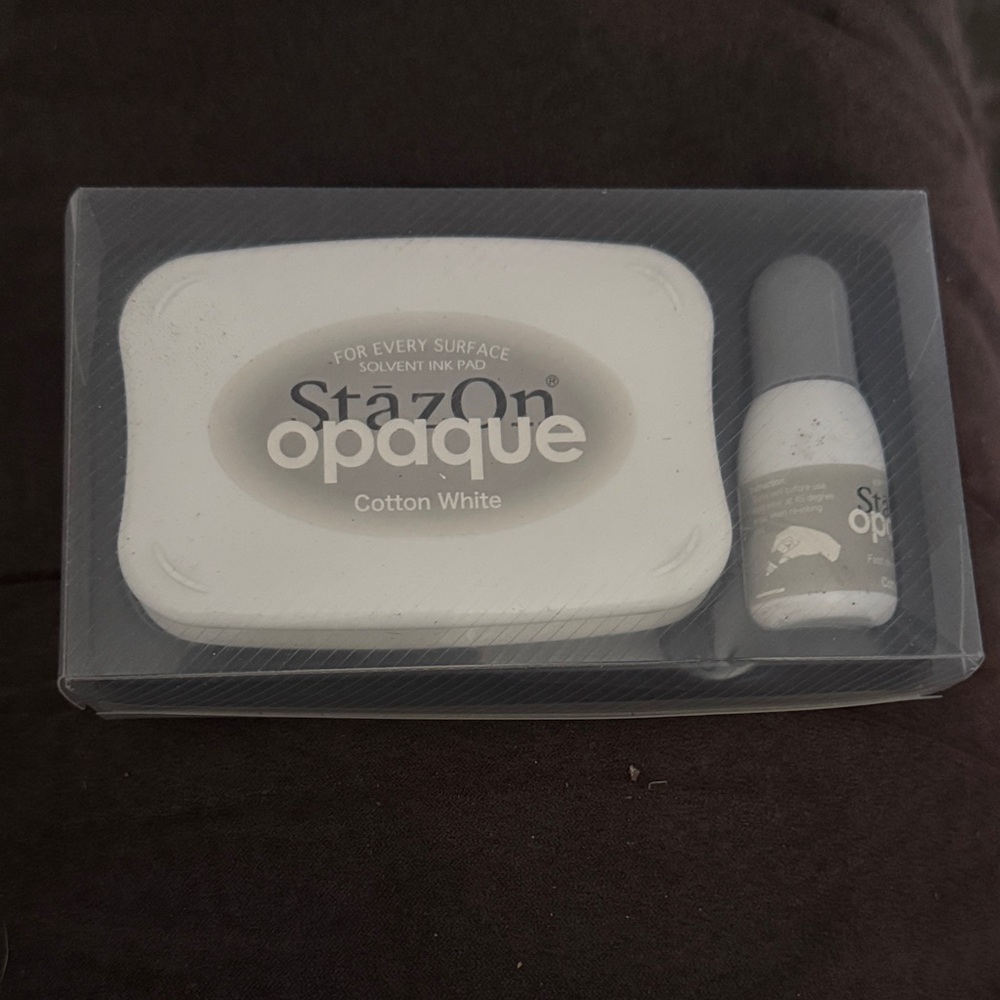 Season Opaque Cotton White Ink Pad & Refill